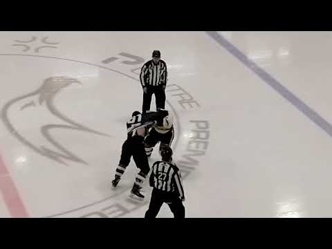 Fight/Bagarre Dave Hamel vs Hubert Poulin 25 février 2022