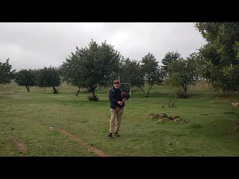 Spanish National Anthem. Bagpipes