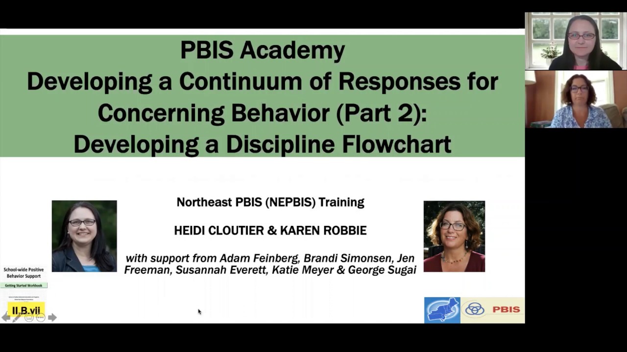 Mini Module: Responding to challenging behavior - Discipline flow chart