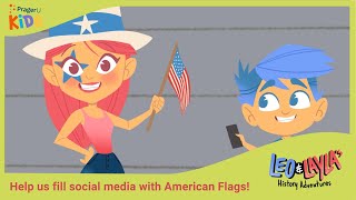 Help us fill social media with American Flags!
