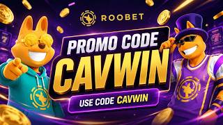 Roobet Promo Code "CAVWIN" - How to Claim up to 200 Welcome Bonus