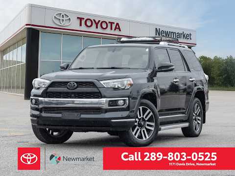 2015 Toyota 4Runner in Black for sale at Newmarket Toyota in Newmarket, ON