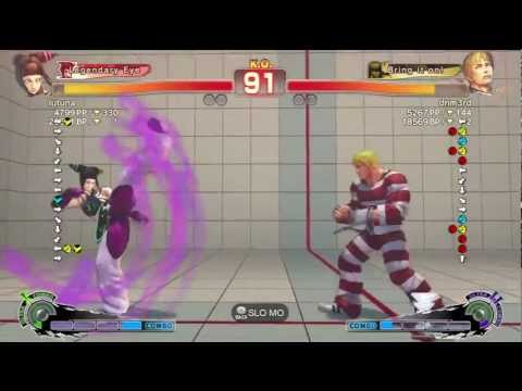 Super Street Fighter IV AE2012 - dnm3rd (Cody) Vs Lutuna (Juri)