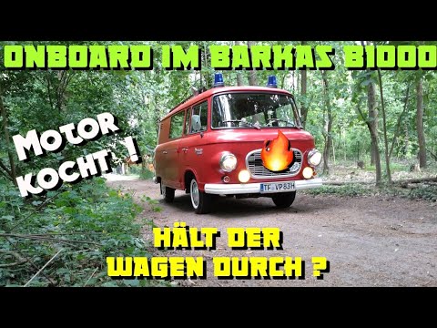 Hell ride in the Barkas B1000: boiling engine at the limit!
