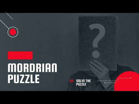 Mondrian puzzle✏➕➖➗|  FTR🦊