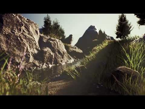 Unreal Engine 4 - Mountain River