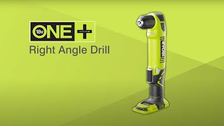 Ryobi ONE+ 18V Cordless Right Angle Drill Introduction [RAD1801M]