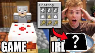 Does Minecraft's Cake Recipe work IRL