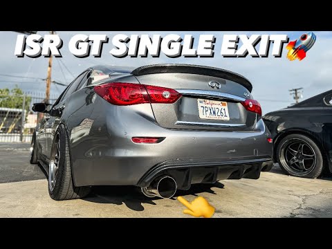 Q50/G37 ISR header/exhaust sound clips and installs