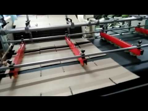Semi- Auto Folder Gluer Machine