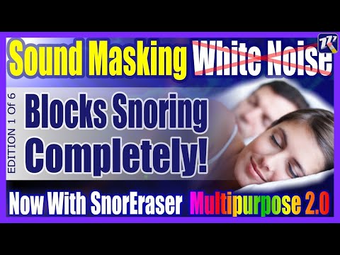 50% Less Volume Than White Noise Sound Masking To Block Out Snoring E1