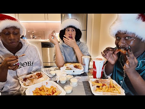 MUKBANG WITH MY CANADIAN AND NEWYORK FREIND PT.2 | LA TRIP UNWRAPPED 