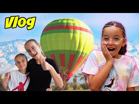 VLOG - HOT AIR BALLOON FLIGHT in MARRAKECH and a SURPRISE for the COUSINS