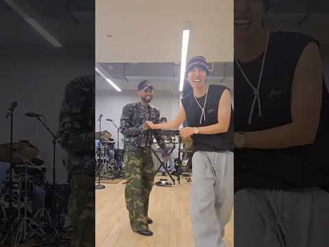 Jhope Sweet Dreams challenge with Miguel \🐿: pre-gaming for the tonight show w/@/miguel\ Instagram