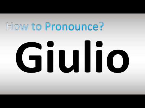 How to Pronounce Giulio