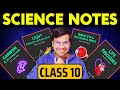 CLASS 10 ALL CHAPTER SCIENCE NOTES PDF