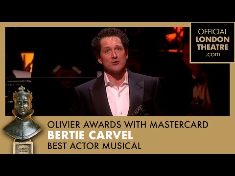 Bertie Carvel wins Best Actor in a Musical | Olivier Awards 2012 with Mastercard