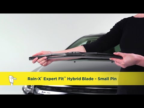 Rain X Expert Fit Hybrid Wiper Blade Installation Small Pin