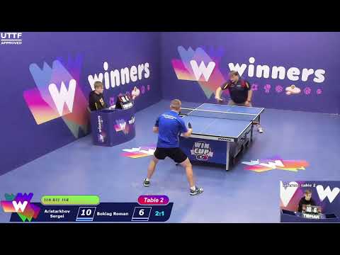 WINners CUP table 2  10.01   Aristarkhov Sergei - Boklag Roman  17:30