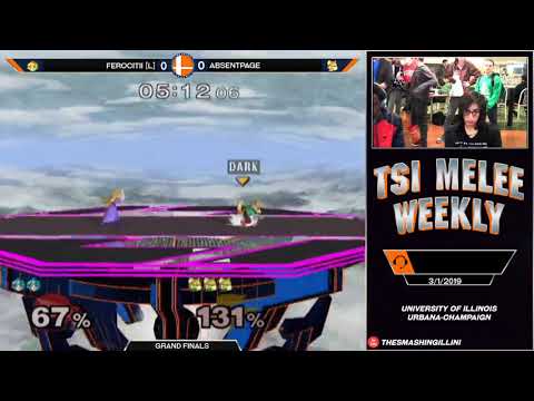 [TSI Weekly] Ferocitii (Peach, Donkey Kong) vs. AbsentPage (Fox) SSBM Singles GFs