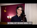Manasa Varanasi Gifts The Painting Of Rasleela To Miss World 2021