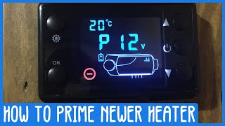 How To Prime Newer Chinese Diesel Heater // Maxz Vanlife 056