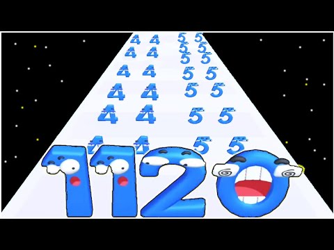 Number Master Merge & Run - Gameplay Walkthrough - Max Levels 1-20