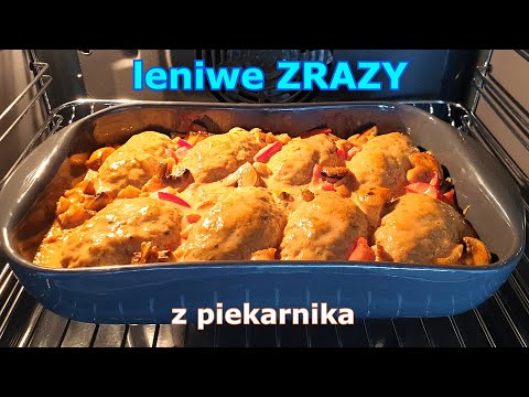 Soczyste zrazy leniwe z mięsa mielonego w przepysznym sosie 👌  obiad z piekarnika dla całej rodziny