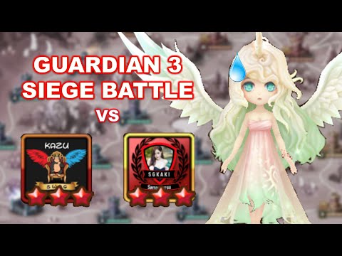 SUMMONERS WAR INDONESIA | SIEGE BATTLE | GUARDIAN 3 SIEGE BATTLE VS SWAG!