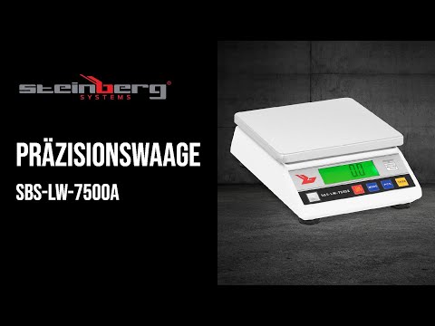 Video - Präzisionswaage - 7.500 g / 0,3 g - LCD