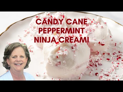 Homemade Peppermint Candy Ice Cream | Ninja Creami