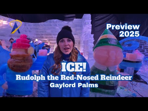 Rudolph the Red-Nosed Reindeer Ice! Preview at Gaylord Palms - YouTube