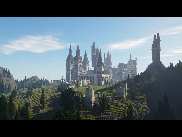 minecraft harry potter castle map download