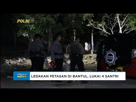 POLISI SELIDIKI PENYEBAB LEDAKAN PETASAN YANG LUKAI EMPAT SANTRI DI BANTUL