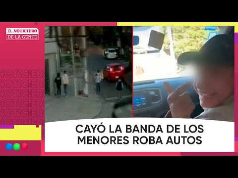 CAYÓ un GRUPO de delincuentes MENORES DE EDAD que ROBABA AUTOS en zona SUR #ElNotidelaGente