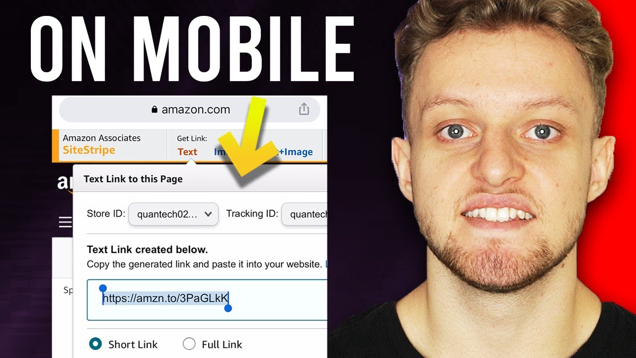 Thumbnail for How To Generate Amazon Affiliate Link on Mobile