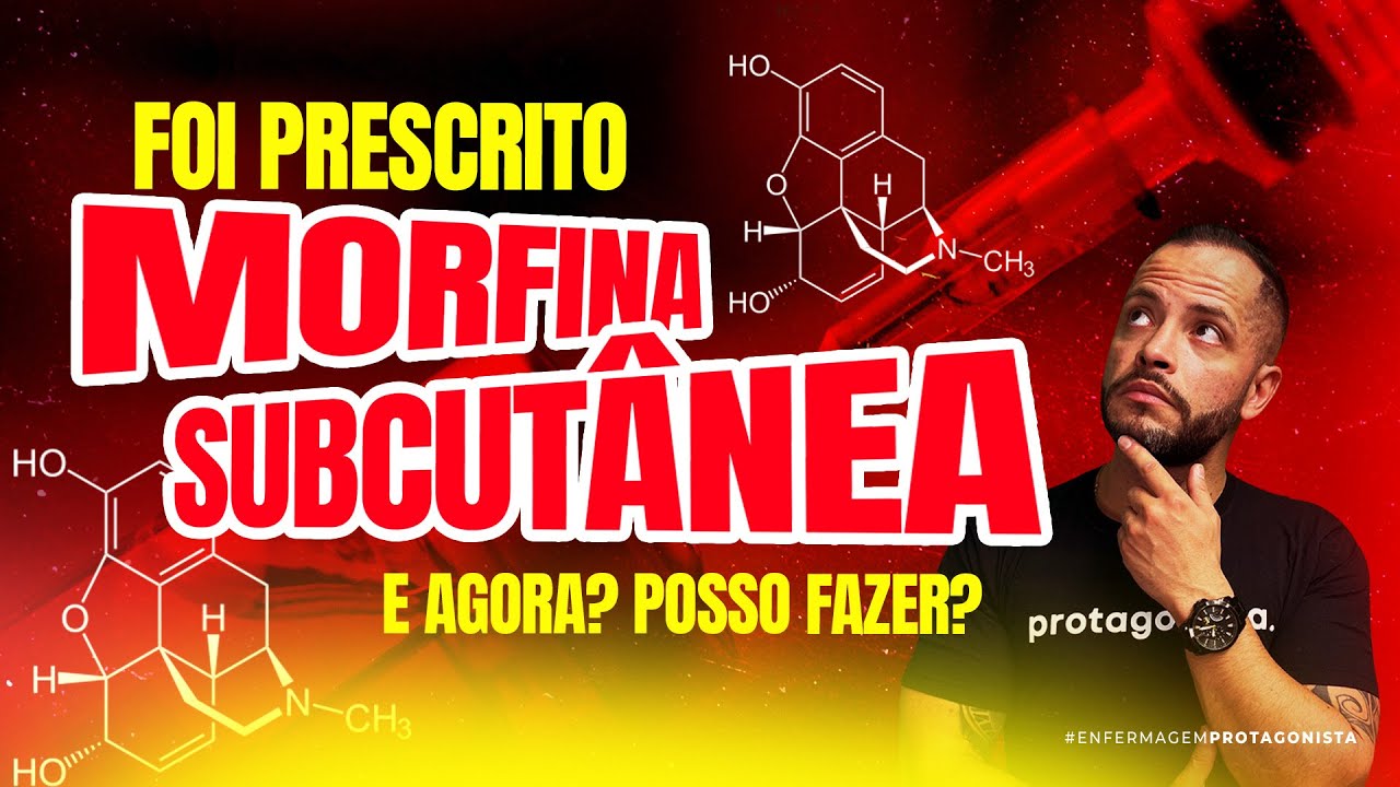 Prescrição com Morfina Subcutânea | O que fazer?