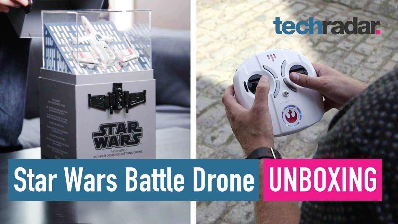 Star Wars Battling Drone unboxing (X-wing) - YouTube