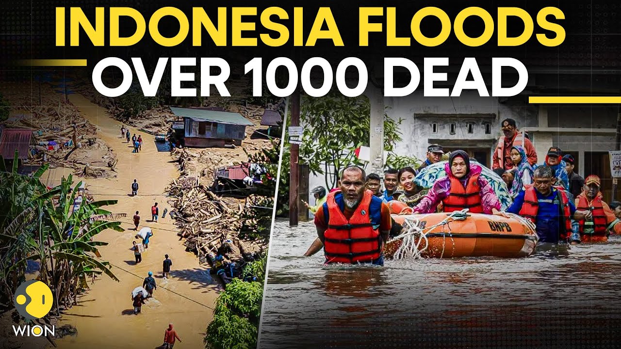 Indonesia Floods: Death Toll from Devastating Floods Passes 1000; Hundreds Missing |WION ORIGINALS