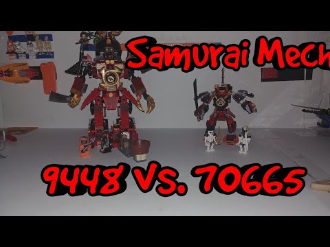 Samurai Mech Comparison: 9448 vs. 70665 (Legacy Comparison)