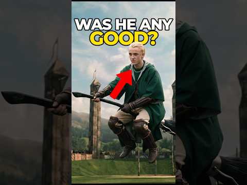 Was Draco Malfoy Actually Good at Quidditch?