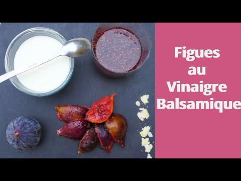 Recette sauce aux figues et vinaigre balsamique