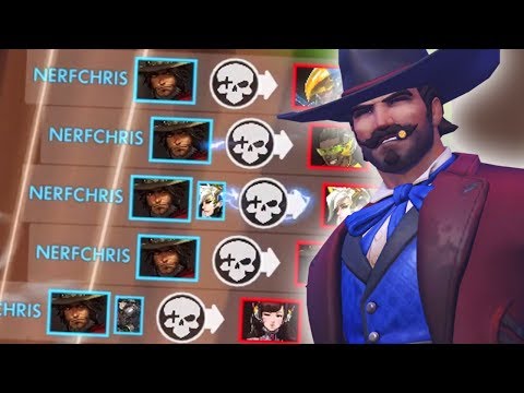 Diamond Genji Becomes World #1 McCree (Overwatch Montage)