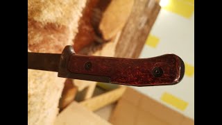 VZ58 Czechoslovakian Cold War AK47 Bayonet perfectly made for no spin knife throwing