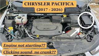 Chrysler Pacifica - STARTER FUSE & RELAY LOCATION (2017 - 2026) | Voyager & Grand Caravan