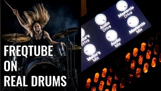 Adding tubes to real drums with Freqport Freqtube
