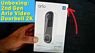 Arlo Video Doorbell 2nd Gen Unboxing — 2K Camera First Look