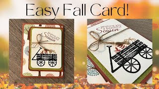 Quick And Easy Fall Card Making!