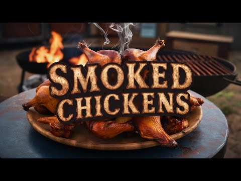 Cherry Smoked Chickens & Charbroil Digital Electric Smoker