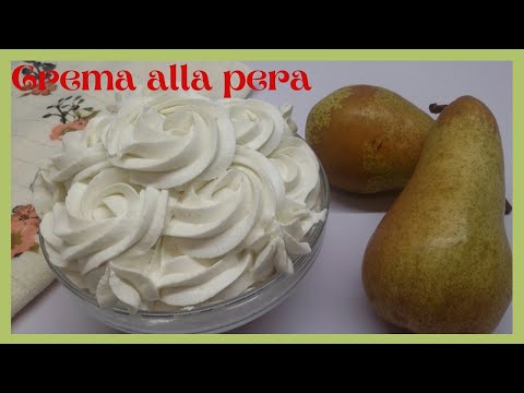 NOVITA'..! Con 2 PERE prepari questa FANTASTICA crema...EASY recipe delicious PEAR cream..